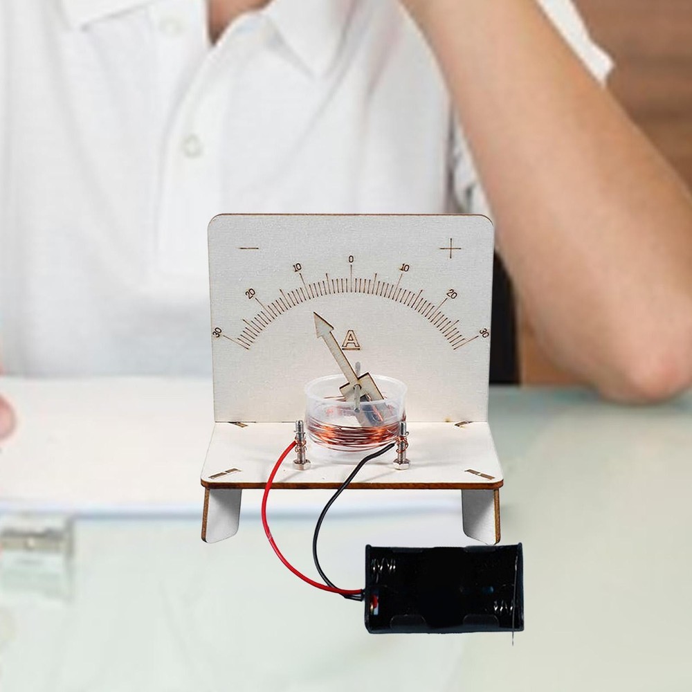 DIY Amperemeter Model Teaching Tool Experiment Set for Classroom Students