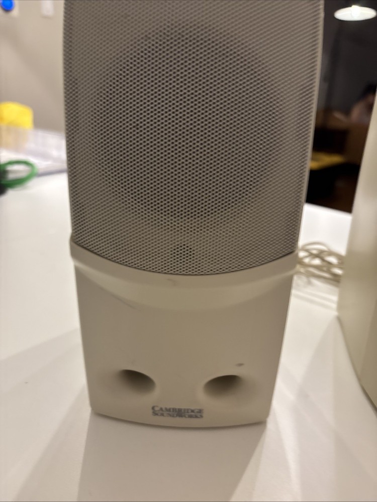 Cambridge SoundWorks SBS52 Multimedia Computer Speaker System Desktop PC Working