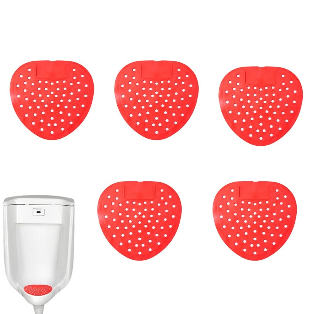 5 Pack Urinal Screen Cakes Deodorizer Anti-Splash Splash Guard Odor Control