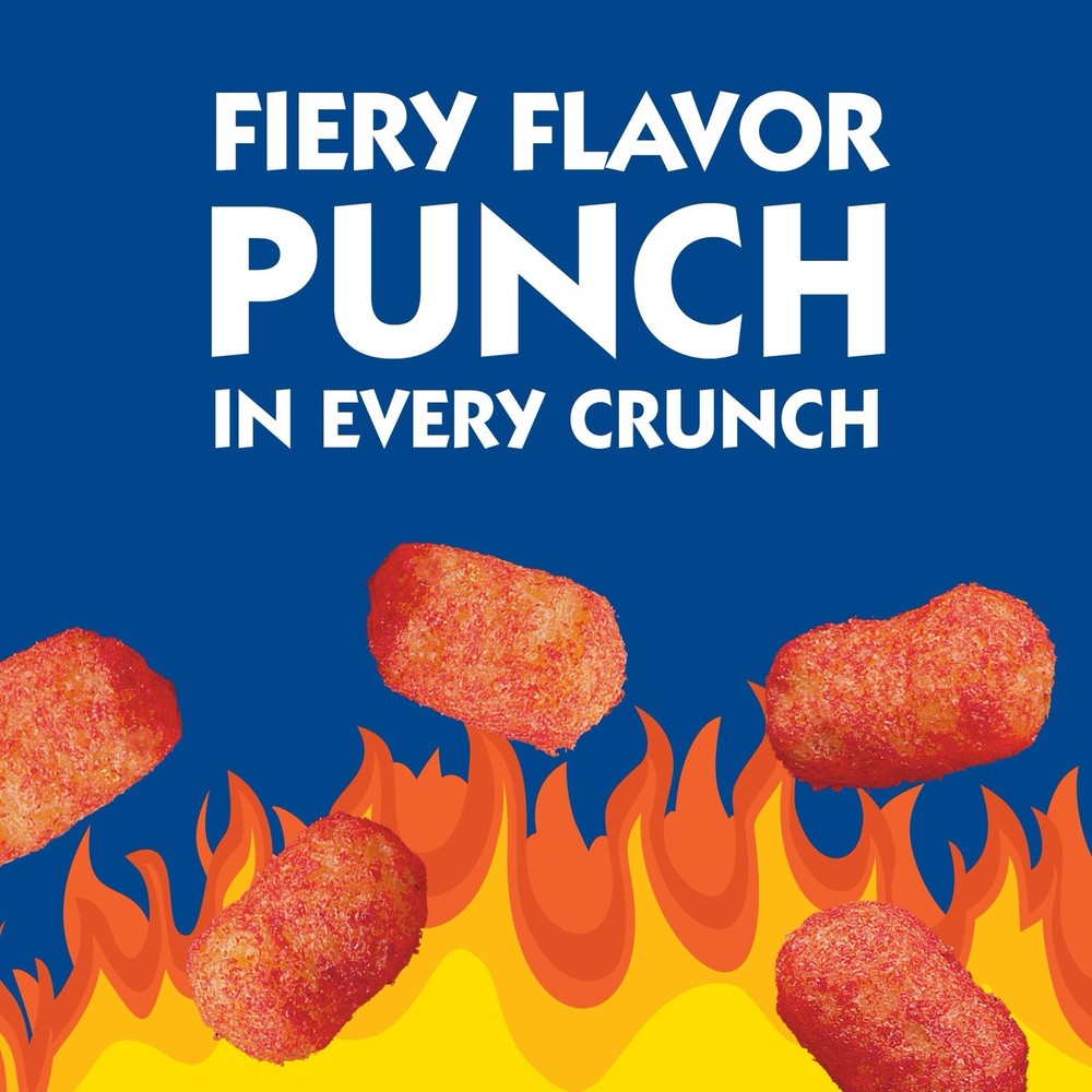 Andy Capp's Fire 🔥 Tots, Puffcorn Snack, 1.5 oz.