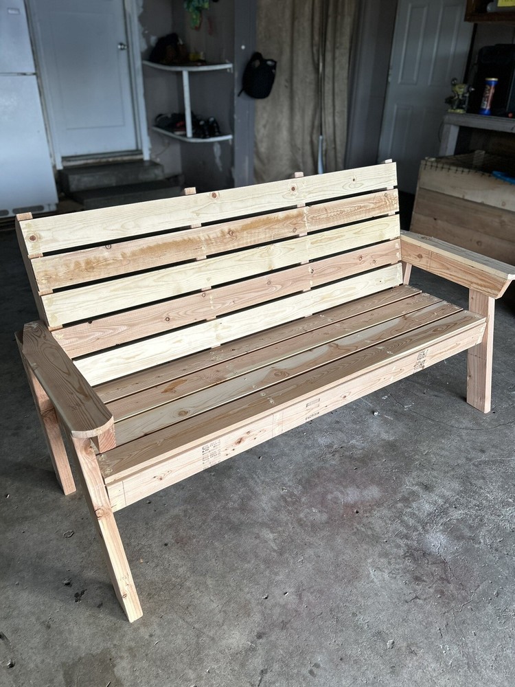 wood bench