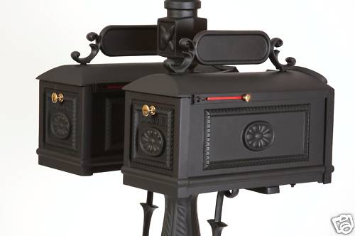 Better Box - DOUBLE- Cast Aluminum Mail Box BBD Mailbox