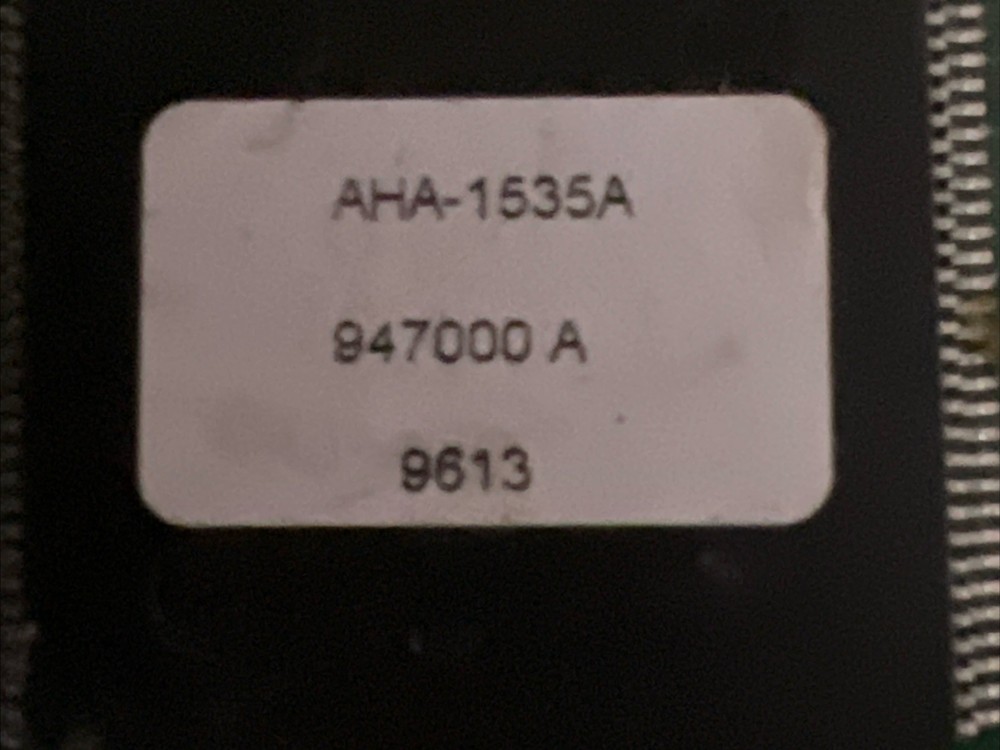 ADAPTEC AHA-1535A ISA SCSI CONTROLLER ADAPTER See Descript