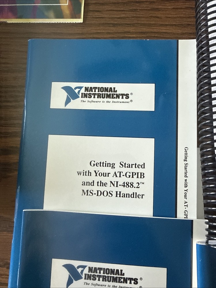 NATIONAL INSTRUMENTS AT-GPIB CONTROLLER CARD With Manuals N Software Box