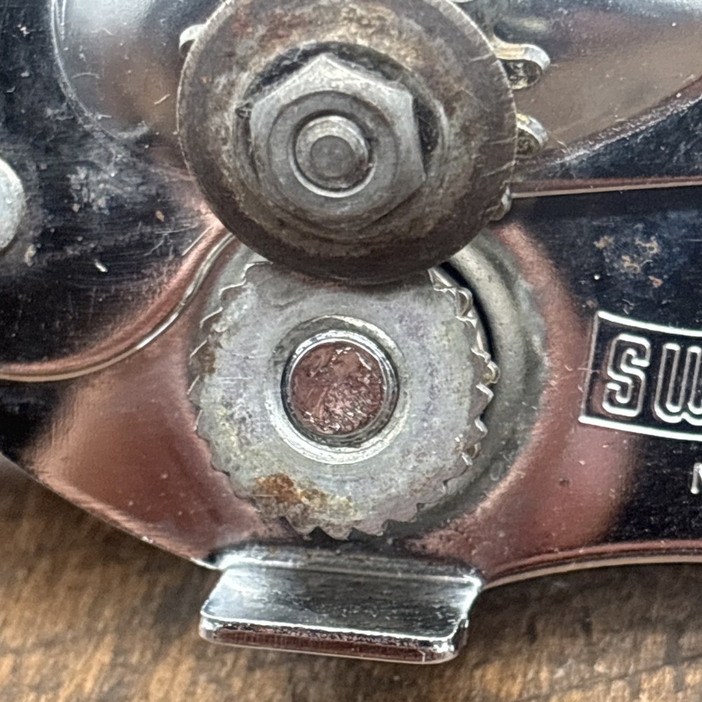 Swing Away Can Opener Transparent Brown Handle