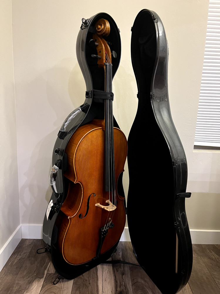 Cello, Bow and Case for Sale