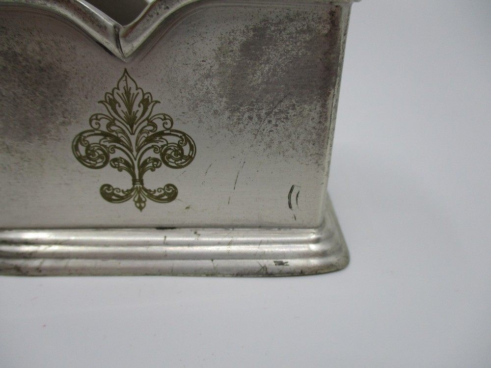 MUD PIE PEWTER SUGAR PACK HOLDER - 1009B