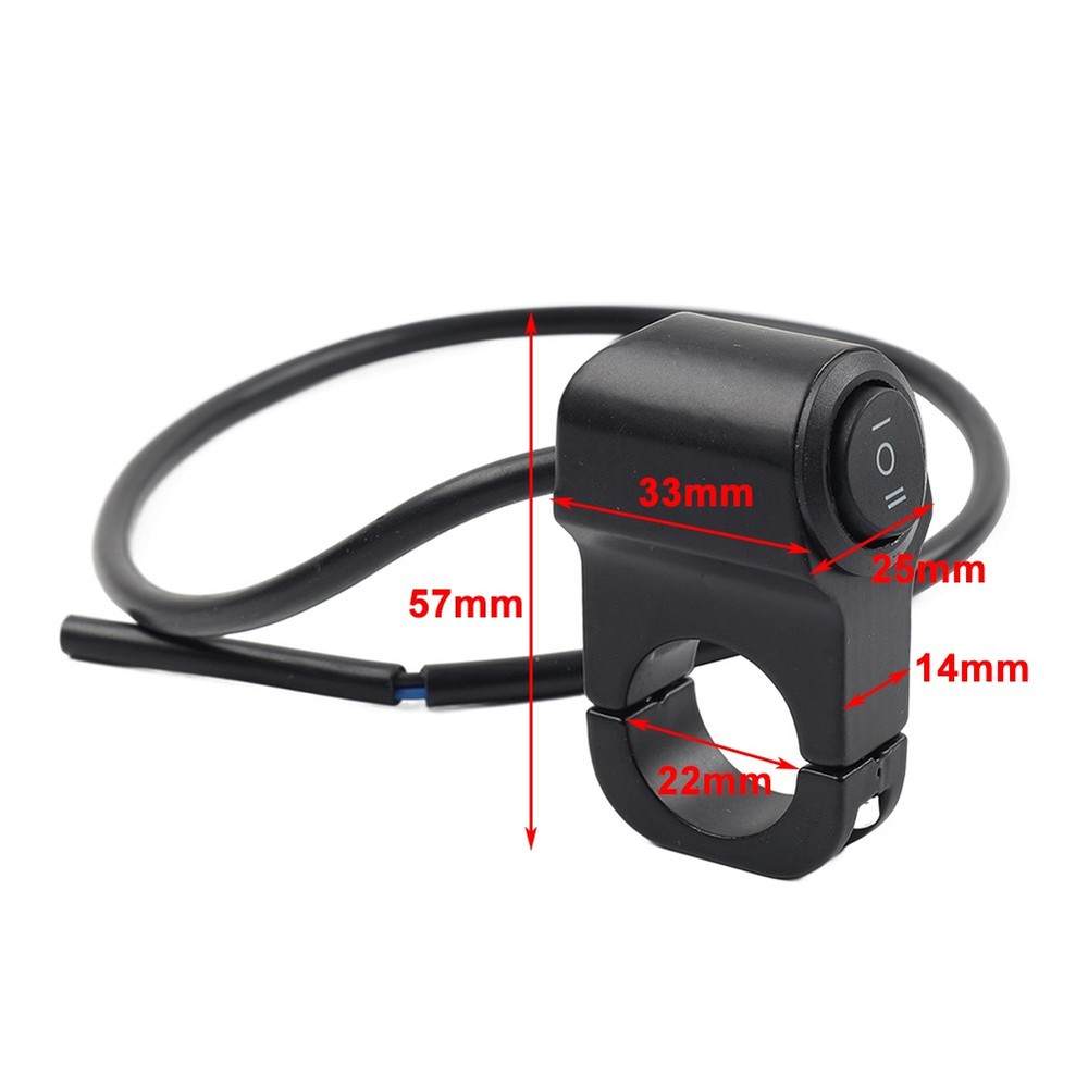 Handlebar 7/8” On Off Switch ATV Headlight Fog Light Waterproof