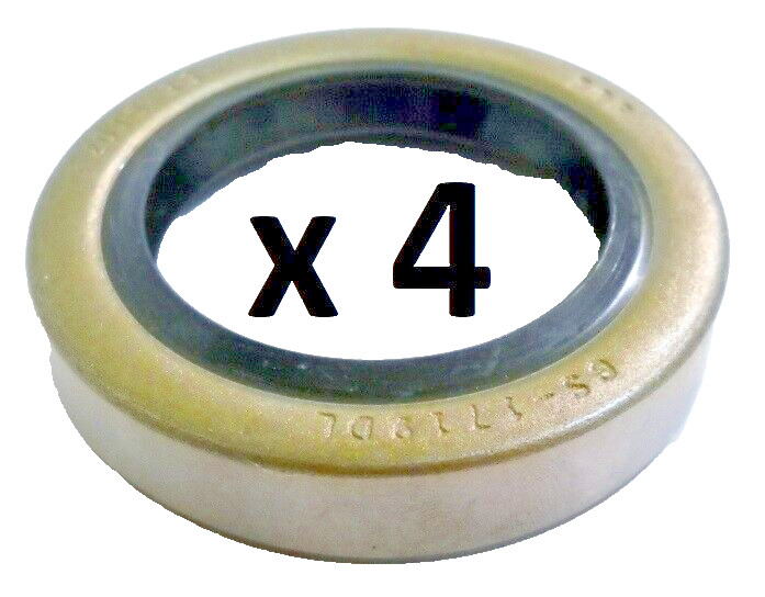 X4 -3500# Trailer Axle Double Lip Grease Seals 1.719 EZ lube Dexter Transcom