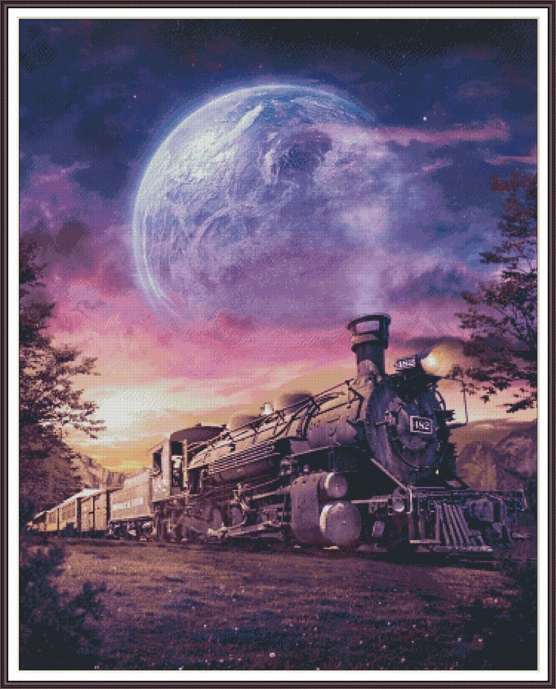 Going Home 127 Chart Counted Cross Stitch Pattern Needlework