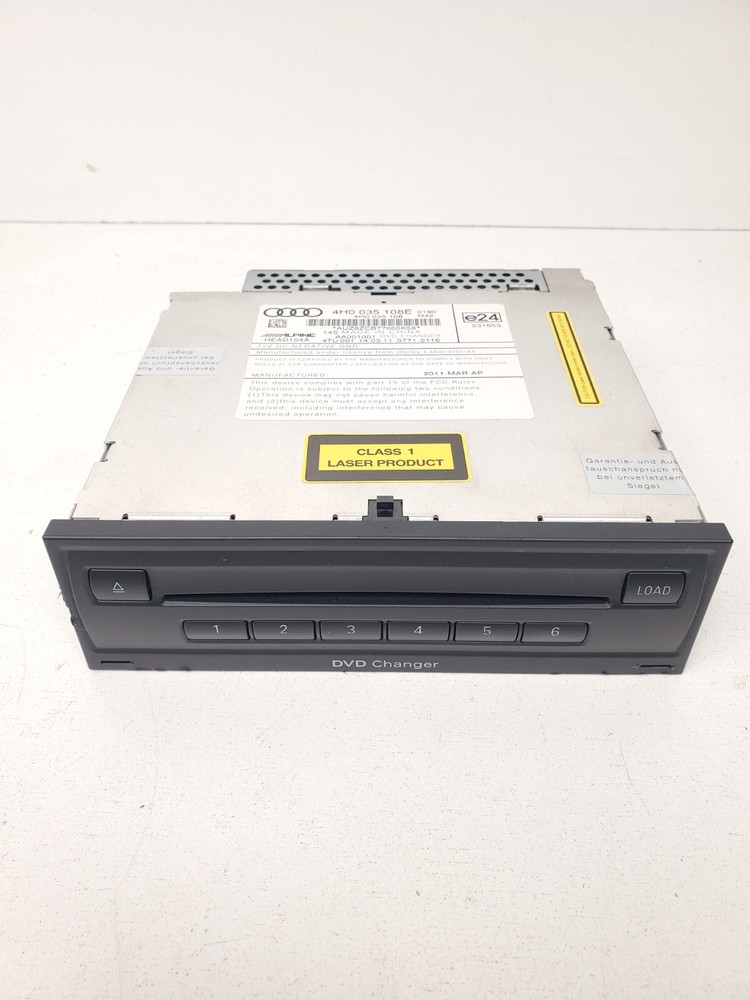 2012-2018 AUDI A8L D4 AUDIO CD DVD PLAYER CHANGER CONTROL MODULE OEM
