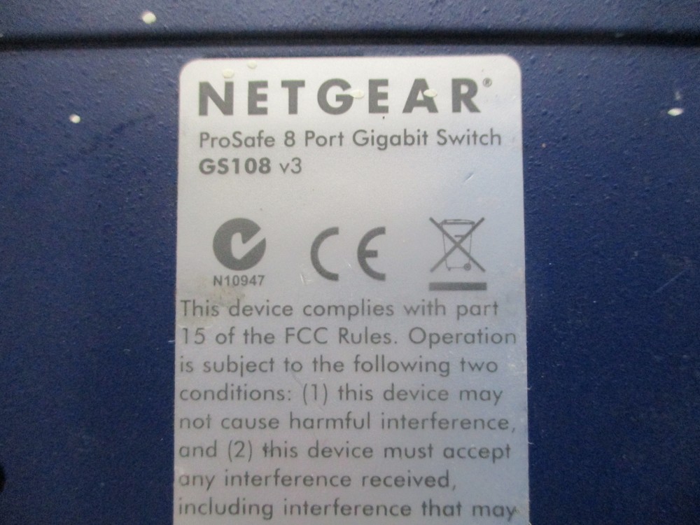 NET GEAR GS108 SWITCH NSNP