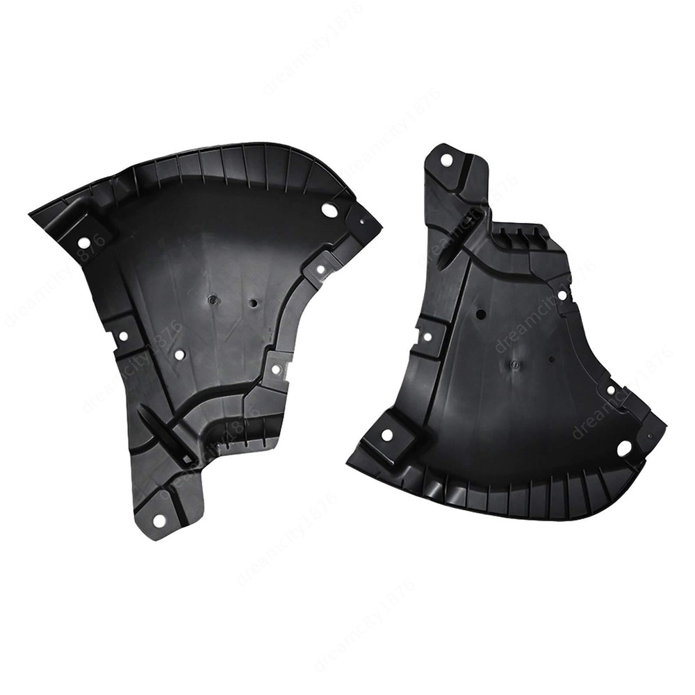 2x Front Engine Splash Shields For 2017-2019 Mercedes E-Class