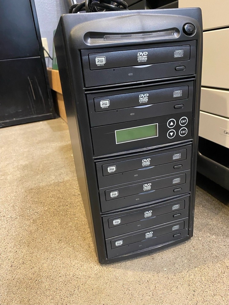 DVD Multi Recorder 5-Target Standalone DVD CD Duplicator Black