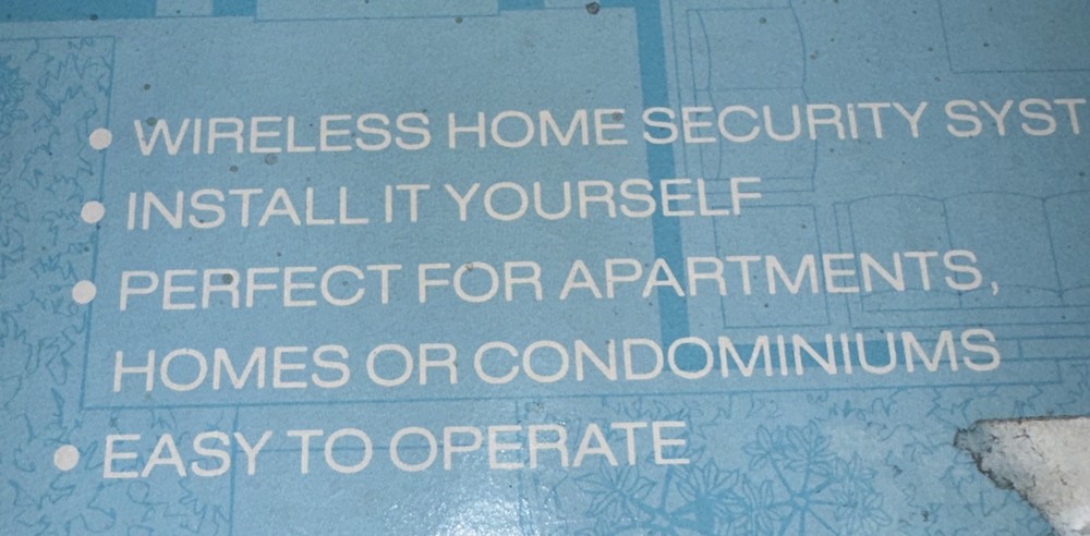 Amway Amgard E-8079 Complete Wireless Security Alarm System 6 Extra Transmitter