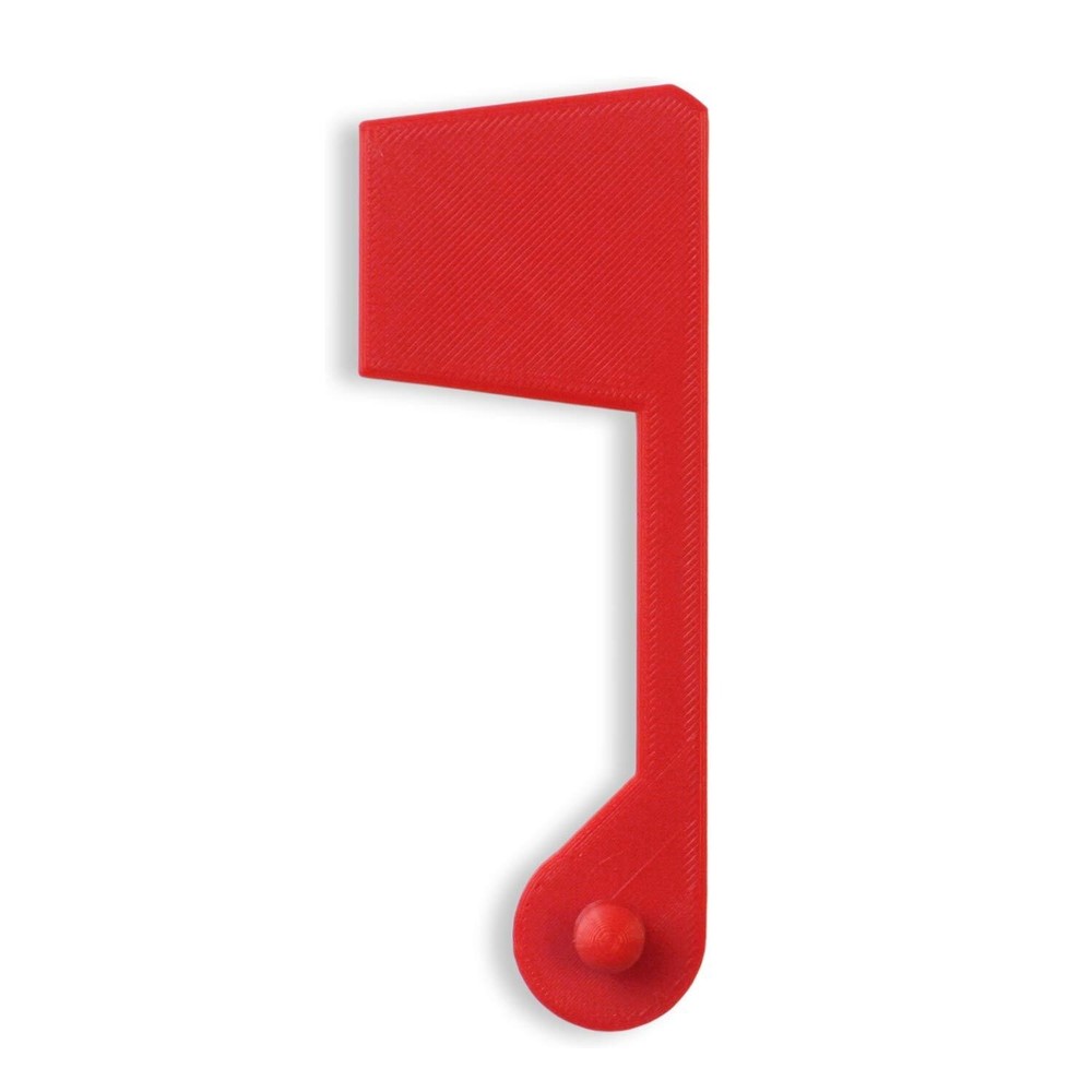 Red Flag Replacement Rubbermaid Mailbox - Snap Fit Plastic