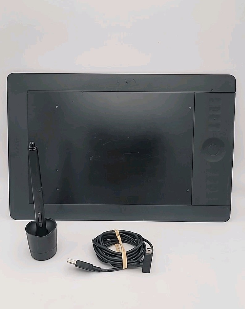 Wacom Intuos 5 Touch Medium PTH650 Tablet Pen USB Tested Working