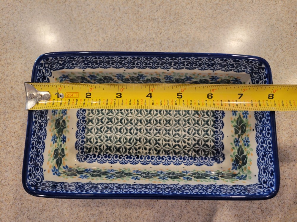 Polish Pottery 8" Loaf Pan