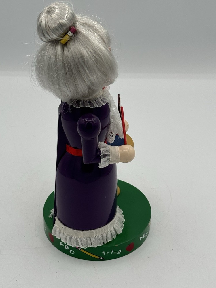 10” School Teacher Nutcracker 2001 Nutcracker Village