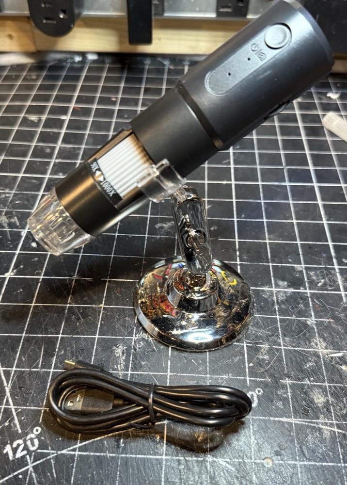 Digital Smart Plastic USB Microscope - Black