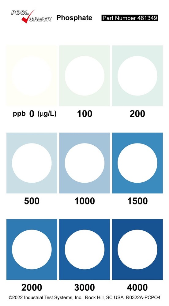 Industrial Test Systems 481349 Pool Check Phosphate Test