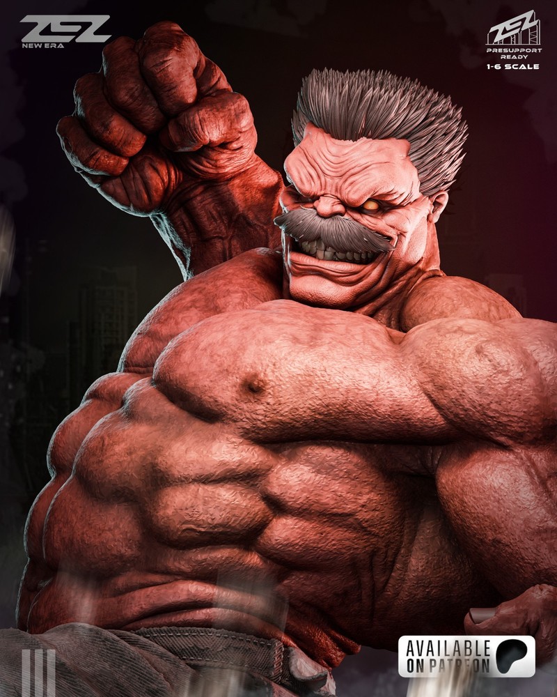Hulk Statue 3D Printed Kit Unpainted/Unassembled