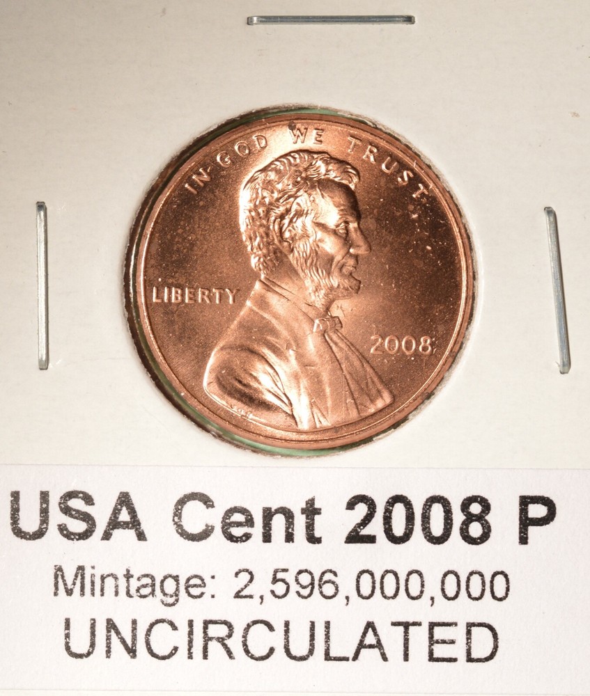 2008P - USA Small Cent - UNCIRCULATED