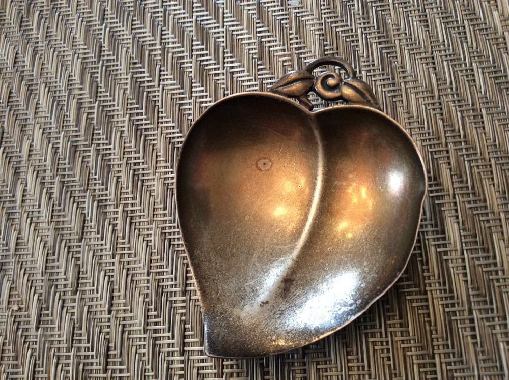 Sterling Antique Signed Tiffany Leaf Dish