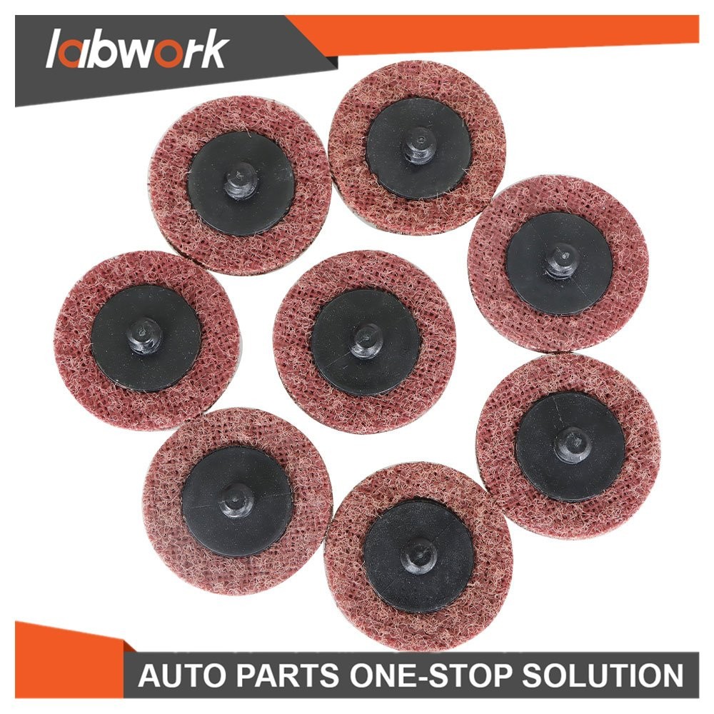 Labwork Medium Surface Conditioning Disc Roll Lock Grinder Sanding Pads 50Pcs 2"
