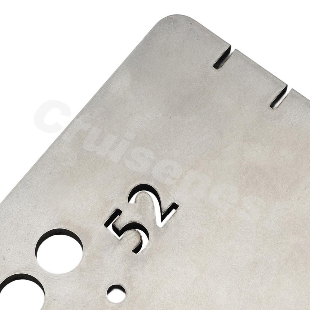 US For Guitar String Through Drilling & Fitting Ferrules Drilling Guide Template