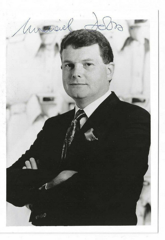 Michael Dobbs Signed Photo / Autographed Author Literary