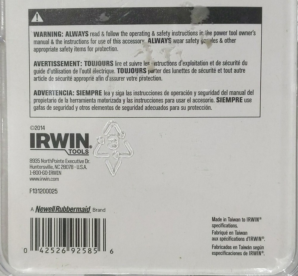 IRWIN 1890745 FLEXIBLE installer bit PLACEMENT TOOL