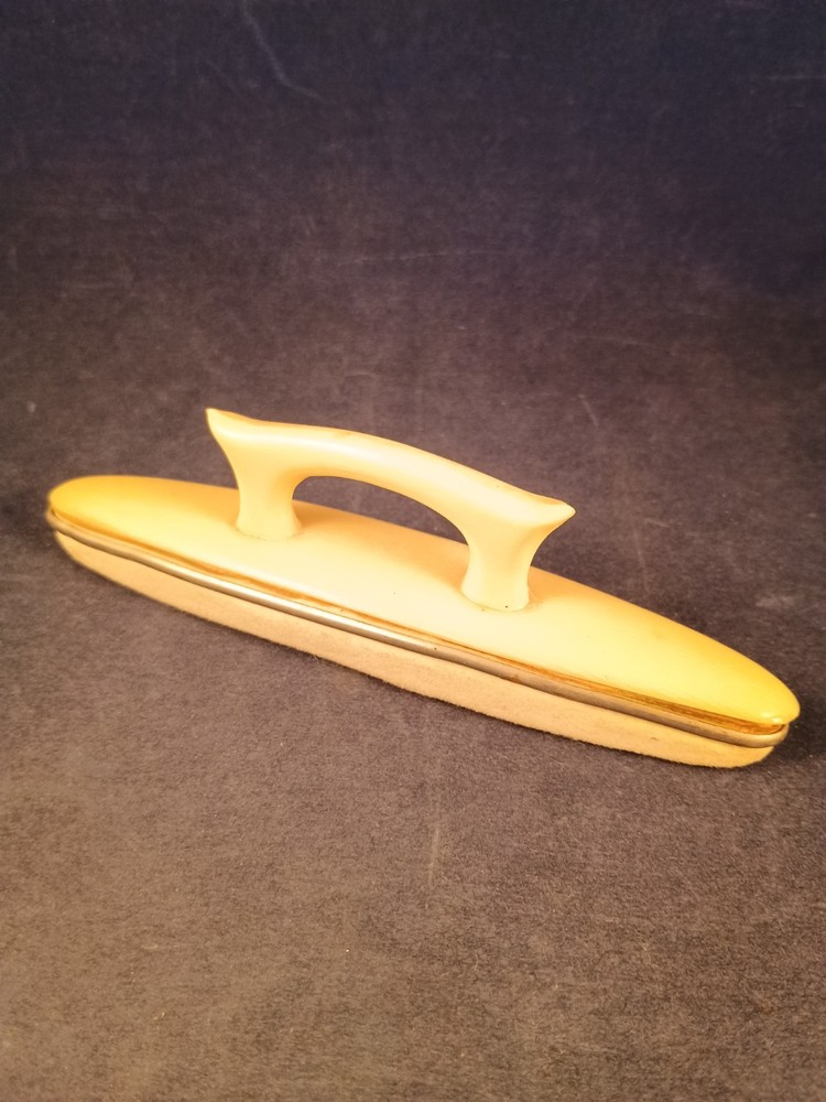 Celluloid Nail Buffer 2" tall x 6" x 1" Art Deco VINTAGE