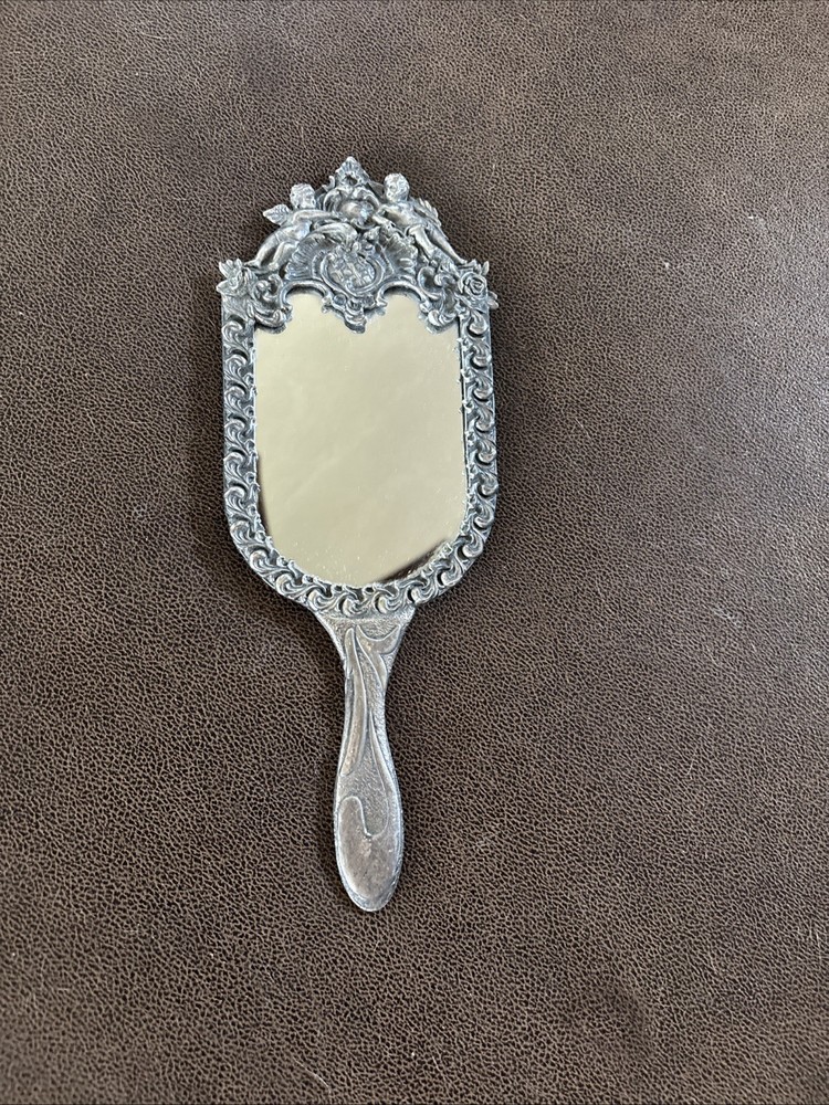 Victorian Mirror Antique Cherub