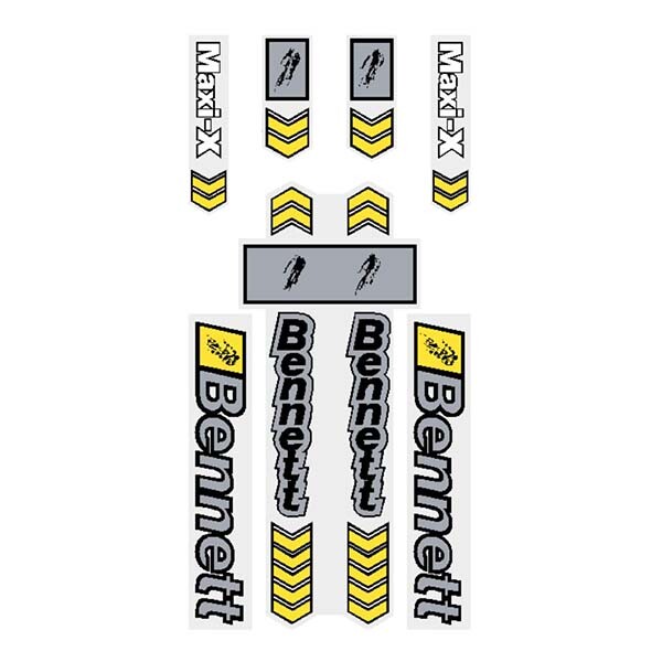 Bennett - Maxi X decal set - old school bmx