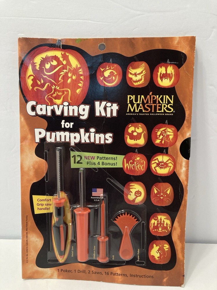 pumpkin carving kit 2005 new/sealed
