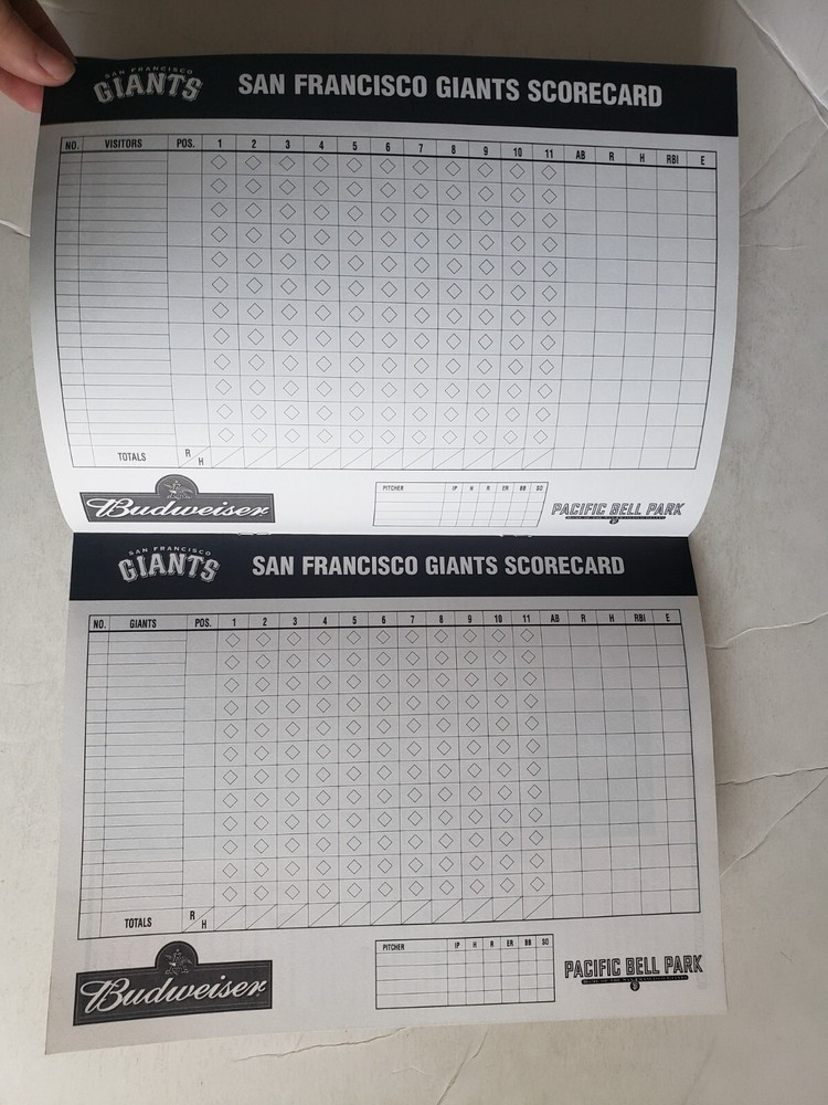 2002 San Francisco Giants Program David Bell Reggie Sanders Cover Bonds