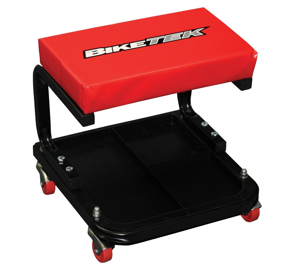 Workshop Creeper Seat With Storage Tray Mechanics Seat Stool