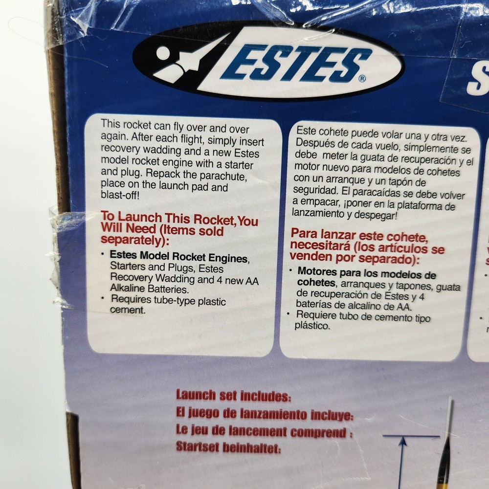 Estes Solar Scouts Model Rocket Launch Set -2 Rockets With Controller&Launch Pad