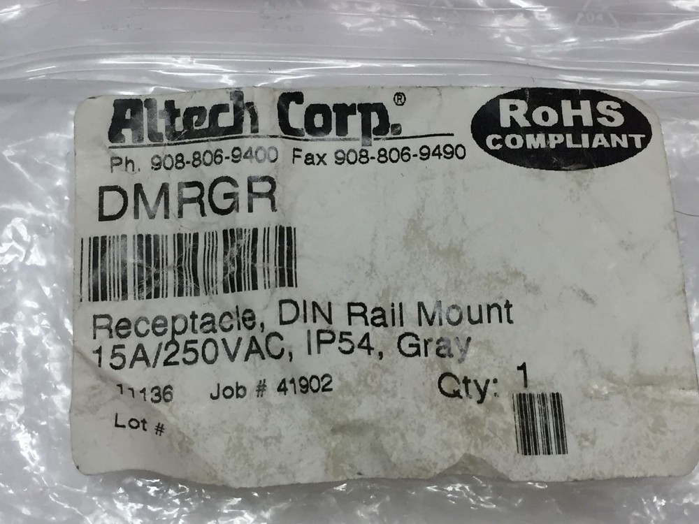 Altech Corp DMRGR Receptacle Rail Mount