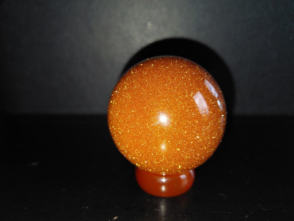 Bronze Goldstone Sphere