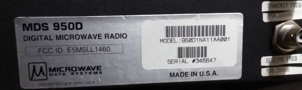 Microwave Data Systems MDS 965D Digita radio