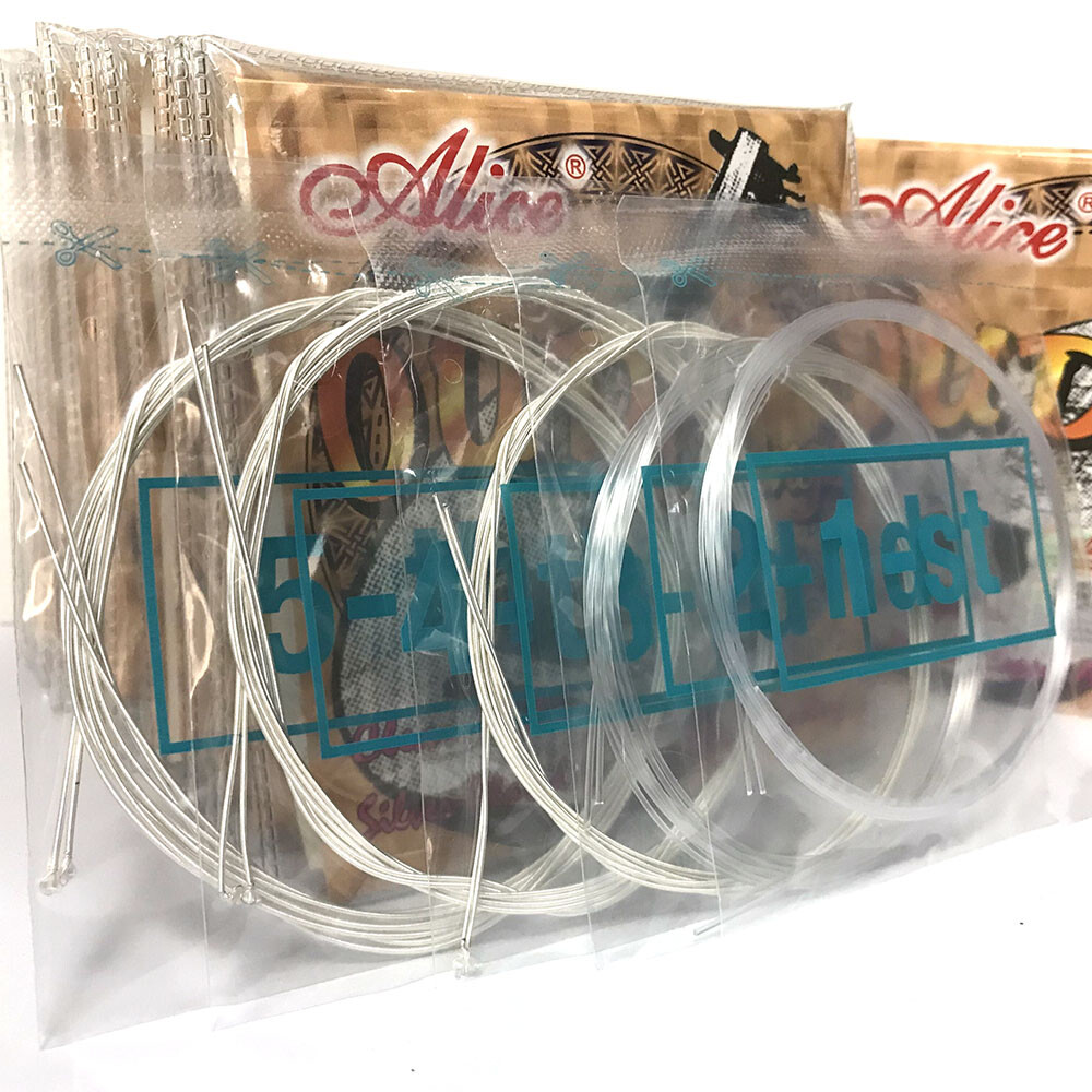 10 Sets AOD10 Strings for 10-string OUD Clear Nylon Silver Plated Copper Alloy