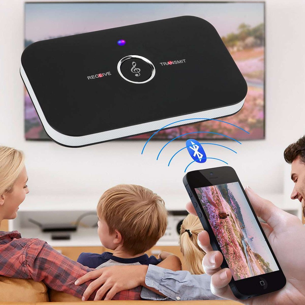 Bluetooth Transmitter & Receiver Wireless Adapter For Home stereos/speakers