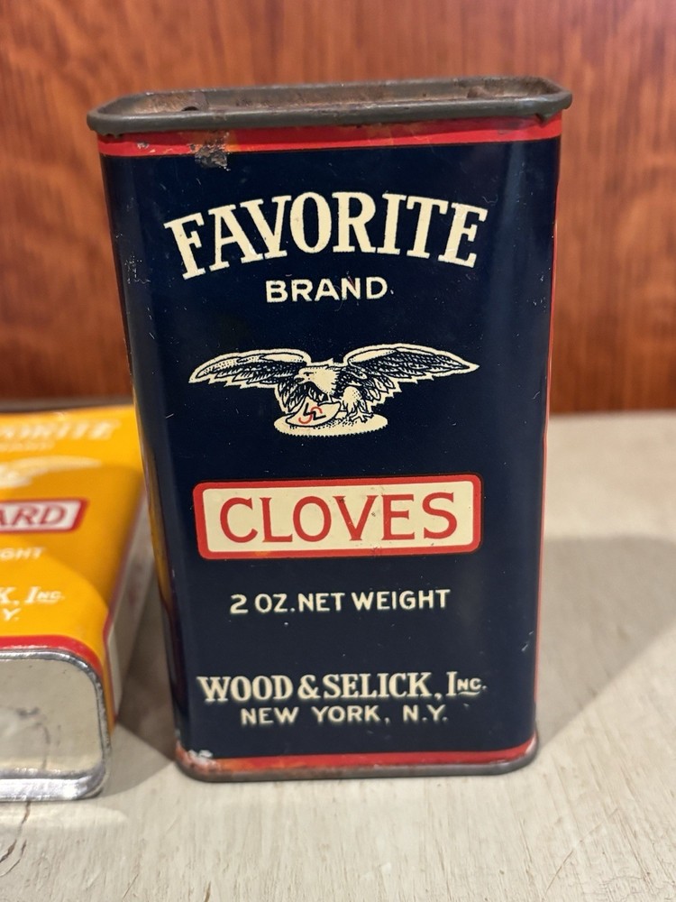 Favorite Brand Spice Tins