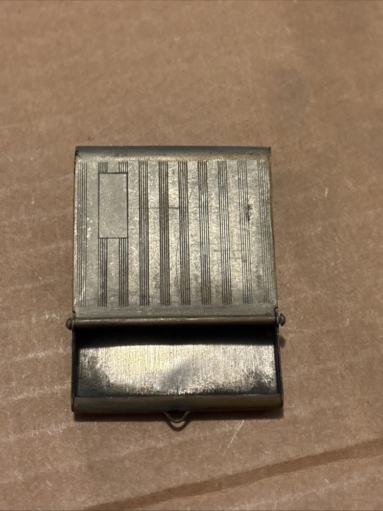 Vintage Brass Matchbook Safe