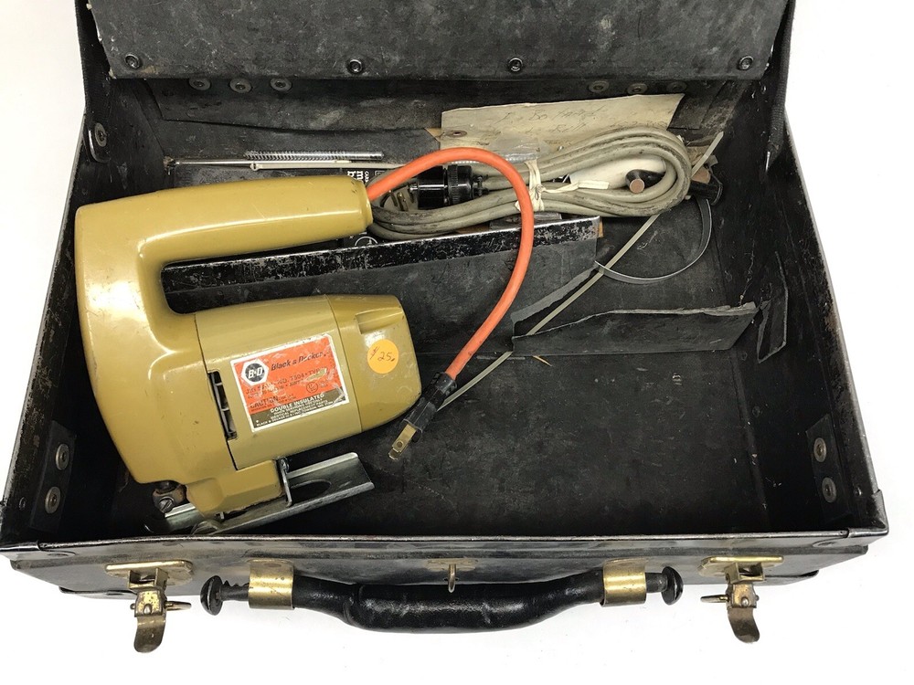 VINTAGE BELL SYSTEM TELEPHONE LINEMAN TOOLBOX VULCANIZED LEATHER CASE W/TOOLS