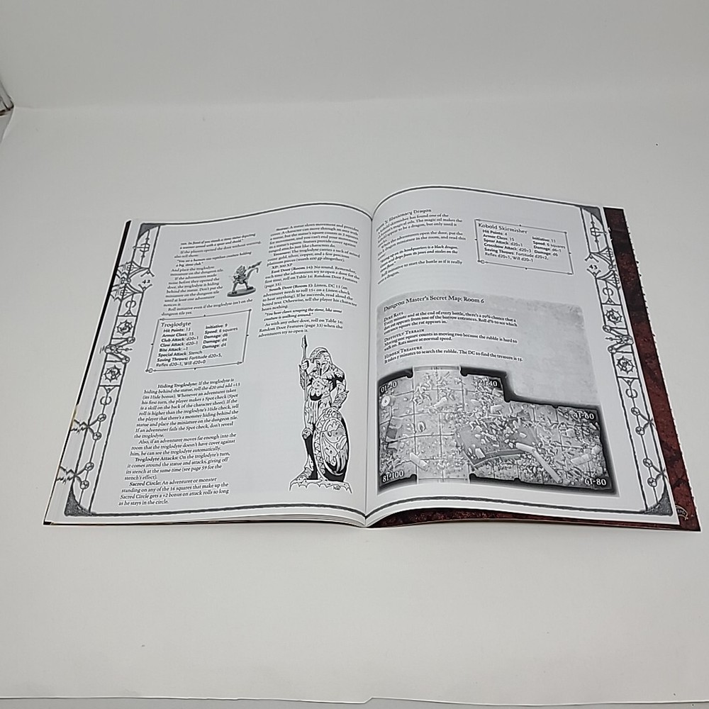 Dungeons & Dragons Advanced Rule Book Replacement Parts 2004 RPG Wizards