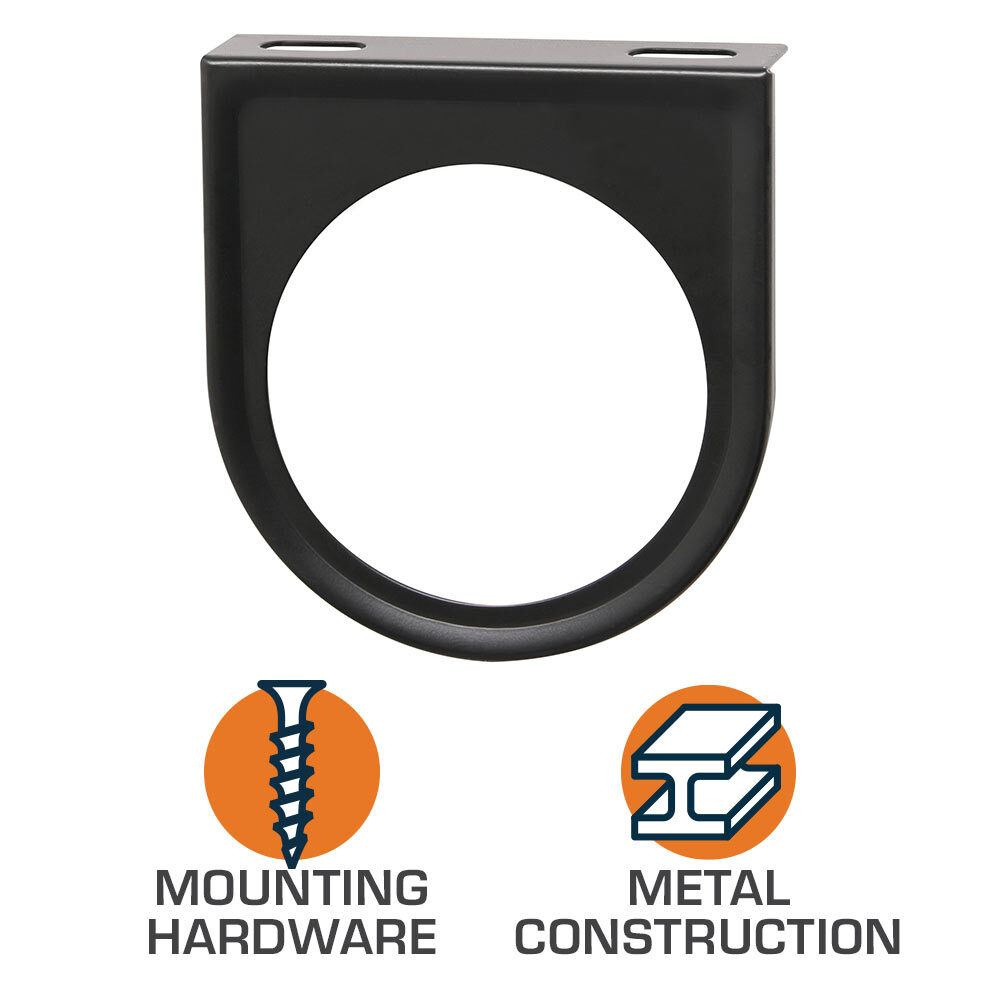 GlowShift Universal 52mm Single Gauge Under Dash Mounting Bracket Pod