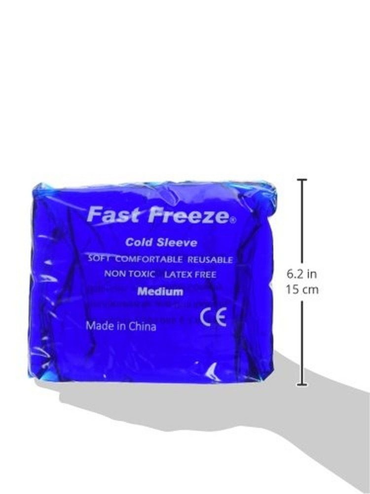 Fast Freeze Naturally Cool Cold Therapy: Compression Sleeve, Medium
